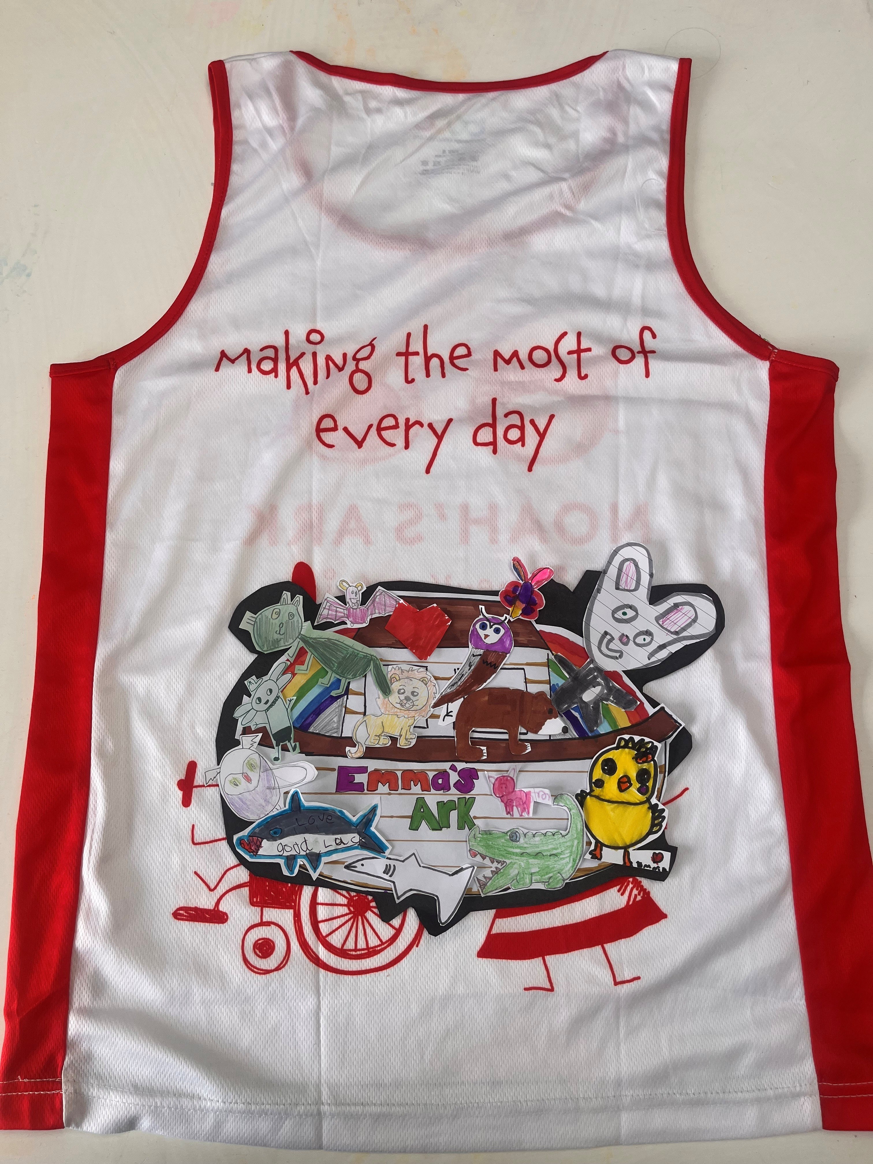 Beckys Running Shirt with Emmas Ark