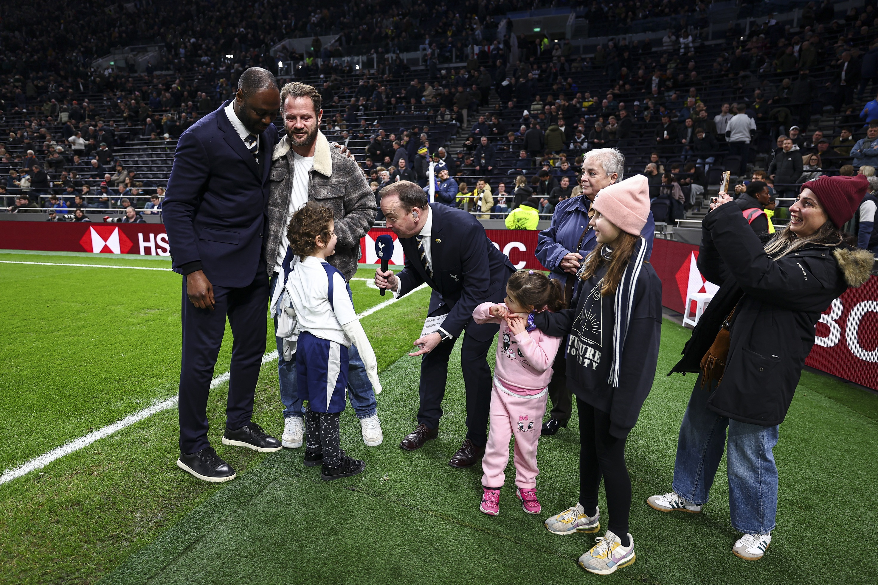 Half time interview with Paul Coyte and Ledley King