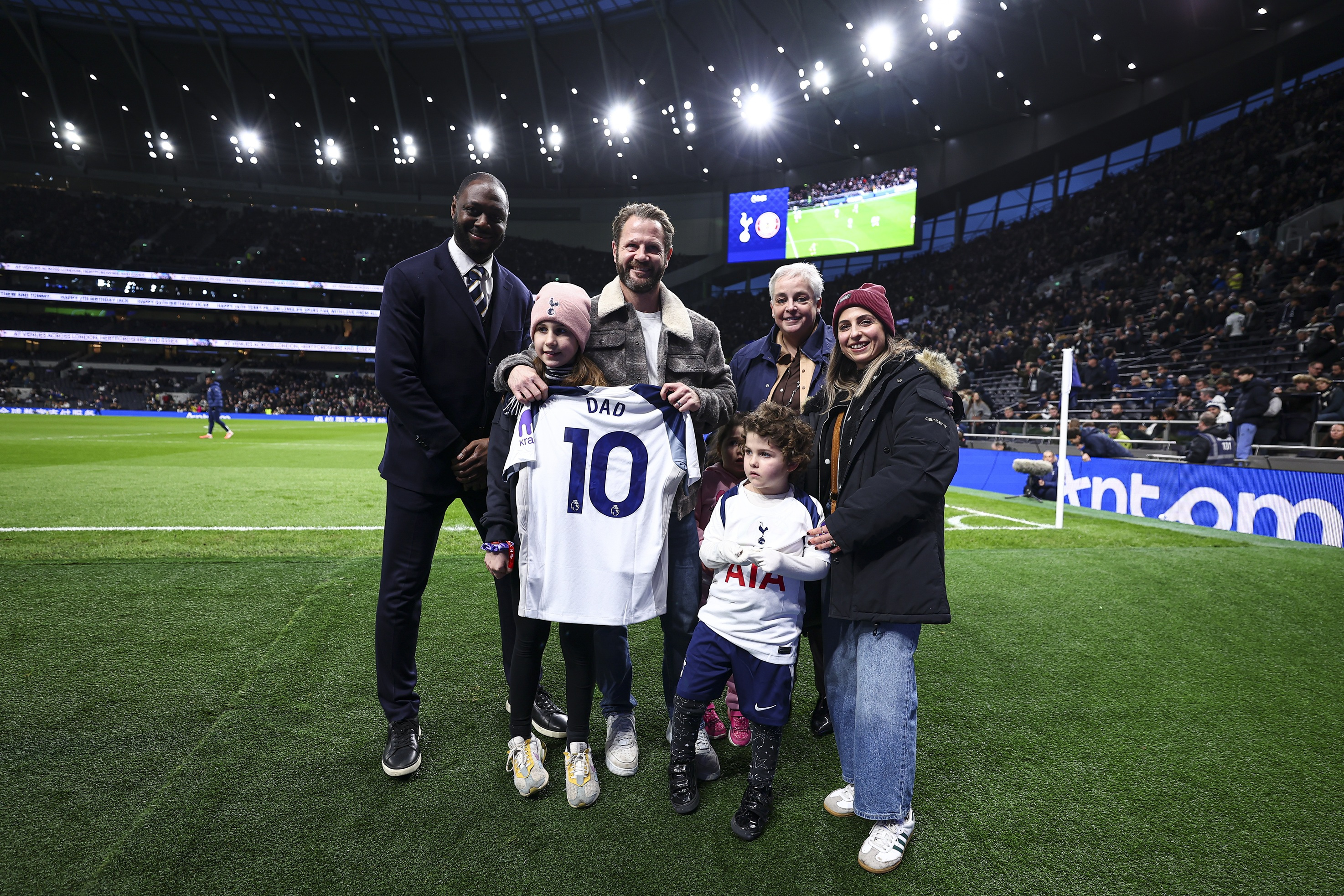 Half time photo with Ledley King