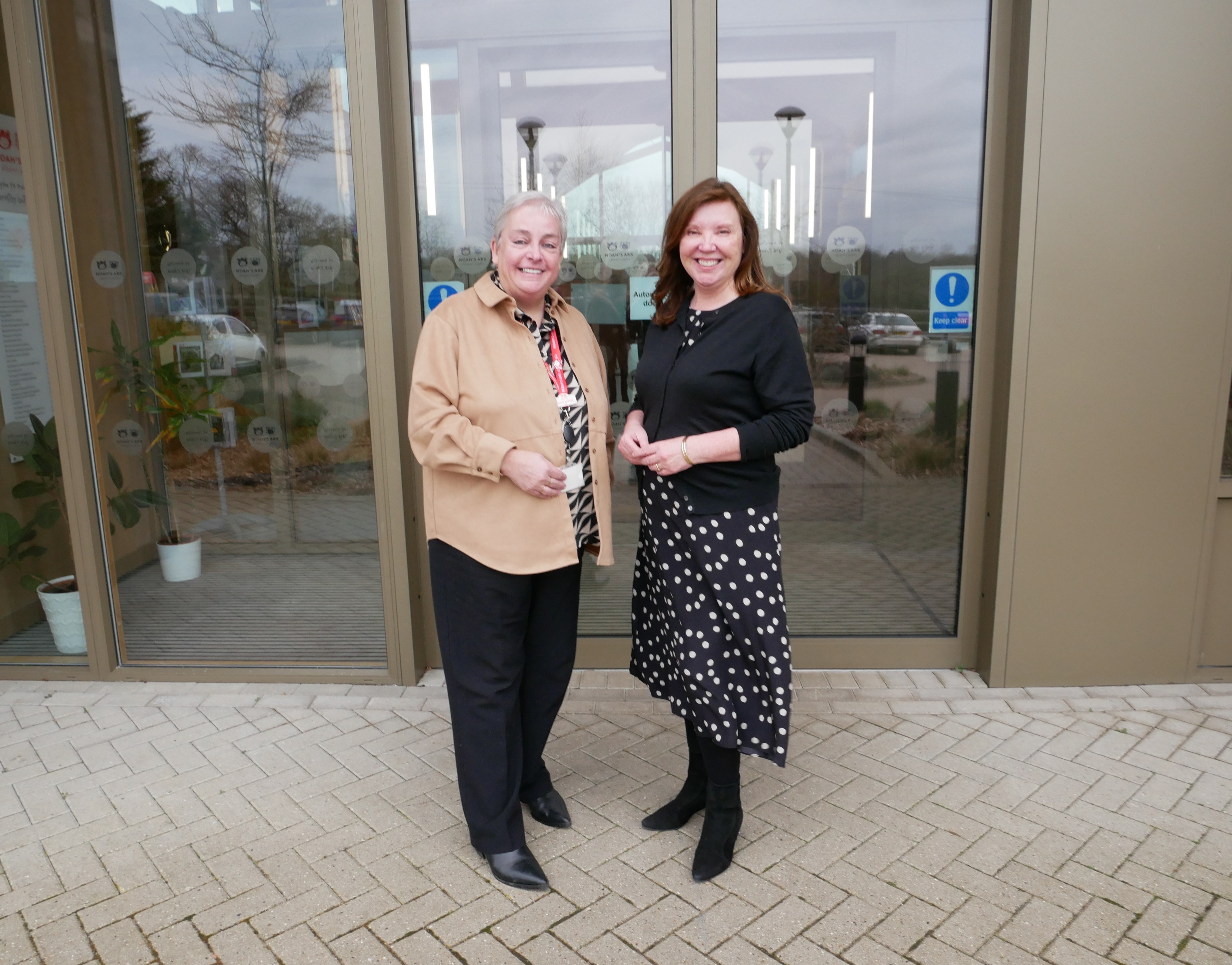 Sophie Andrews OBE and Dame Rachel De Souza